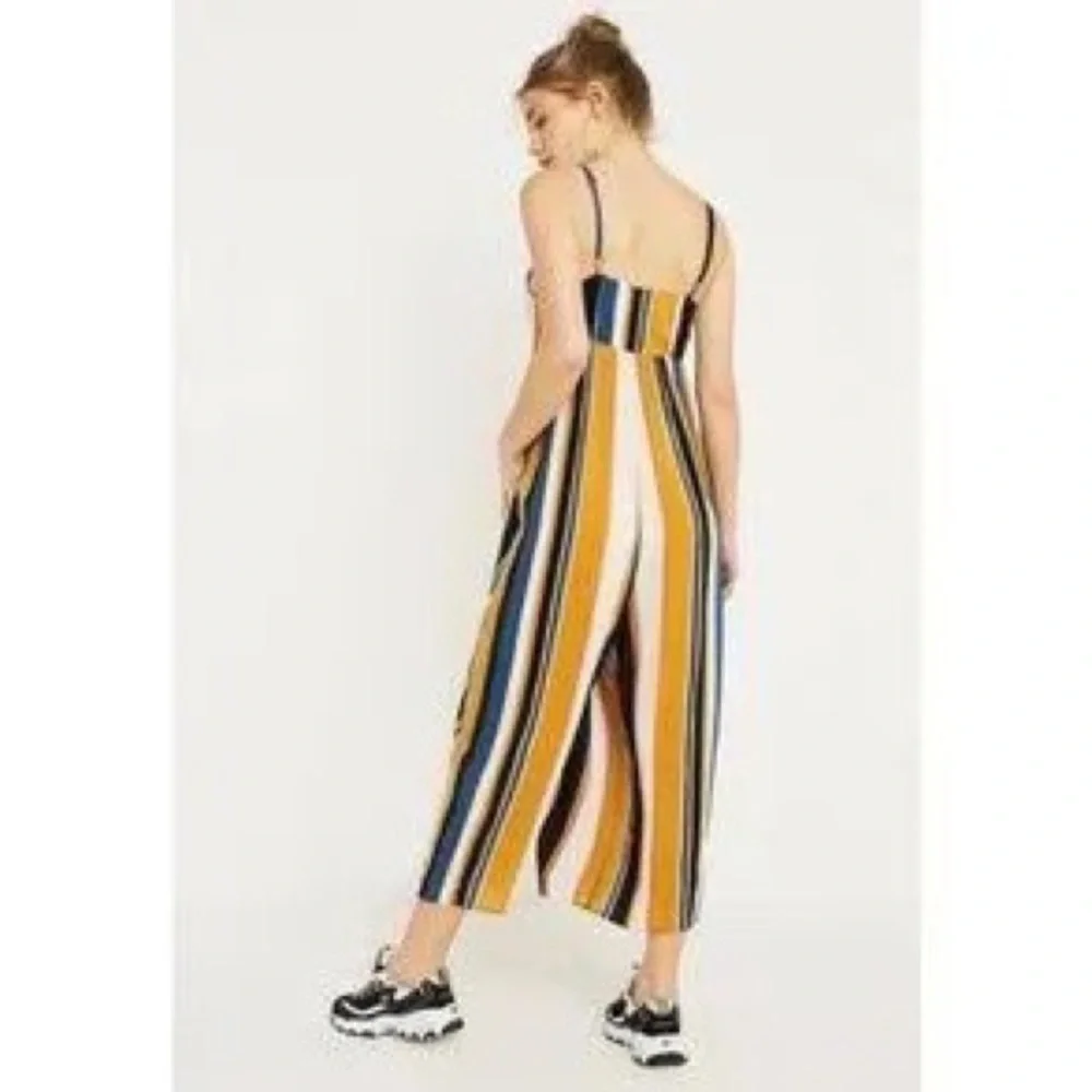 Urban Outfitters Tootsie Button-Down Crop Jumpsuit